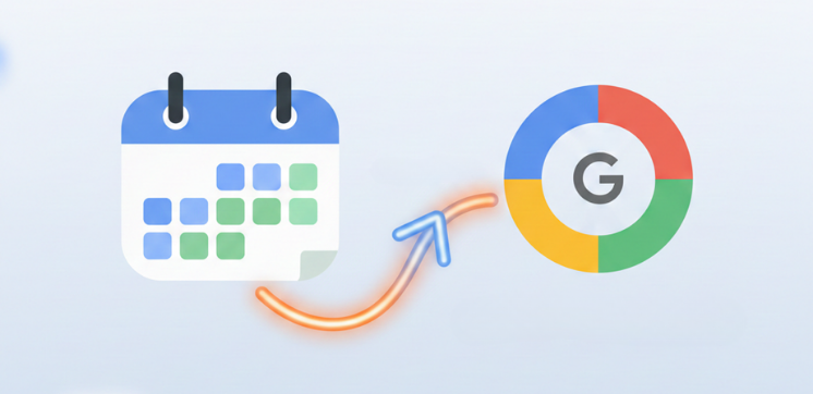 Google Kalender Synchronisation UI