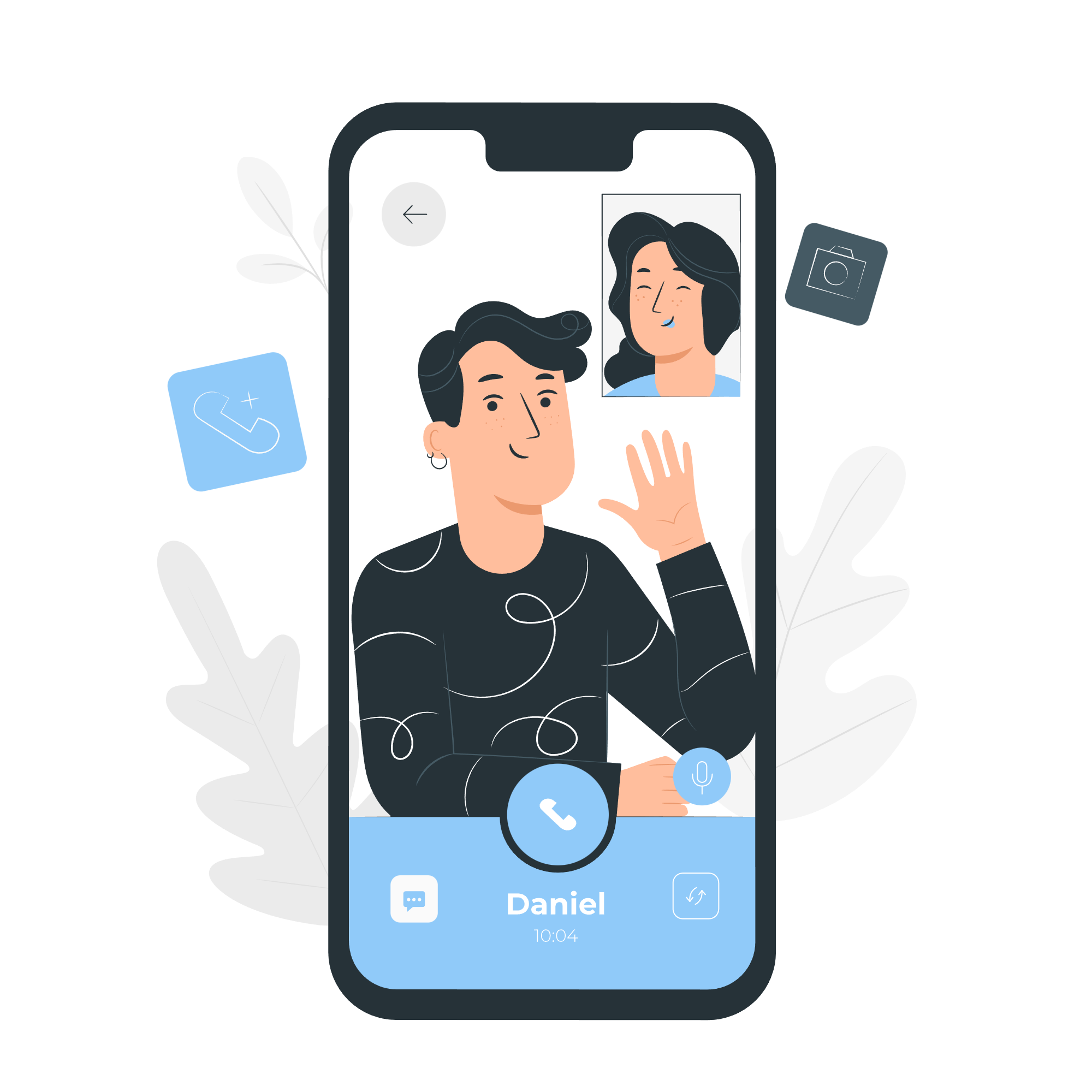 Video Sprechstunde Illustration